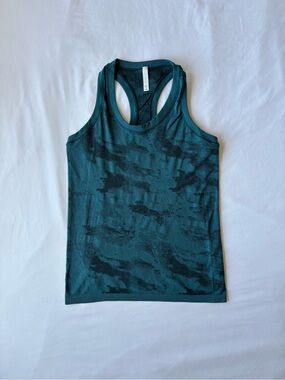 Teal Blue Athleta tank